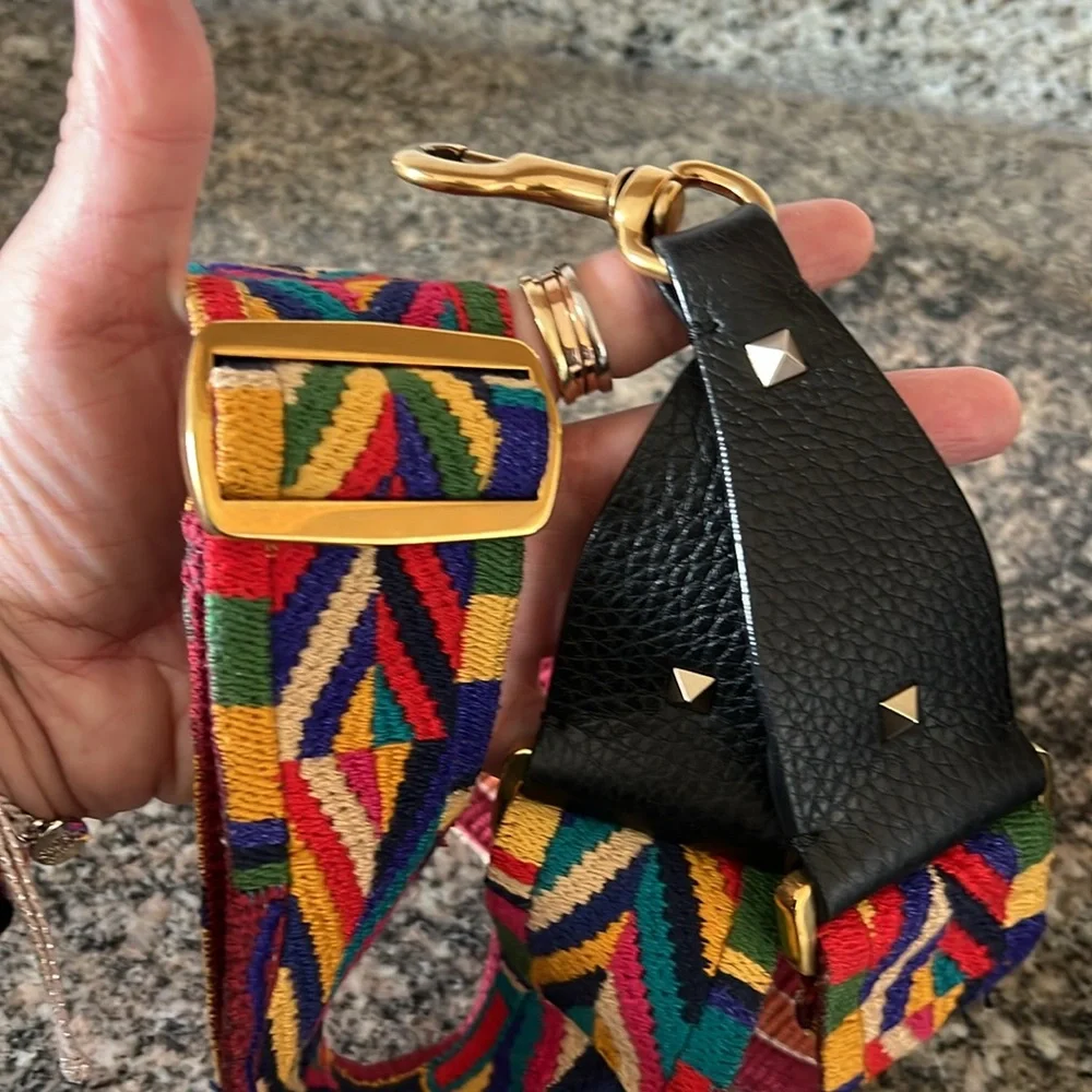 Valentino Garavani Rockstud Tote with Guitar Strap
